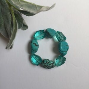 ♥️Boho turquoise stone mixed bracelet hippie